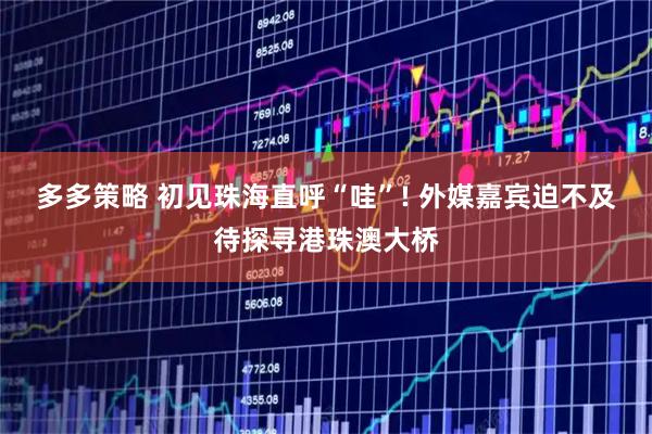 多多策略 初见珠海直呼“哇”! 外媒嘉宾迫不及待探寻港珠澳大桥
